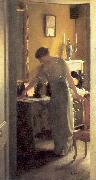 Paxton, William McGregor The Other Room oil painting